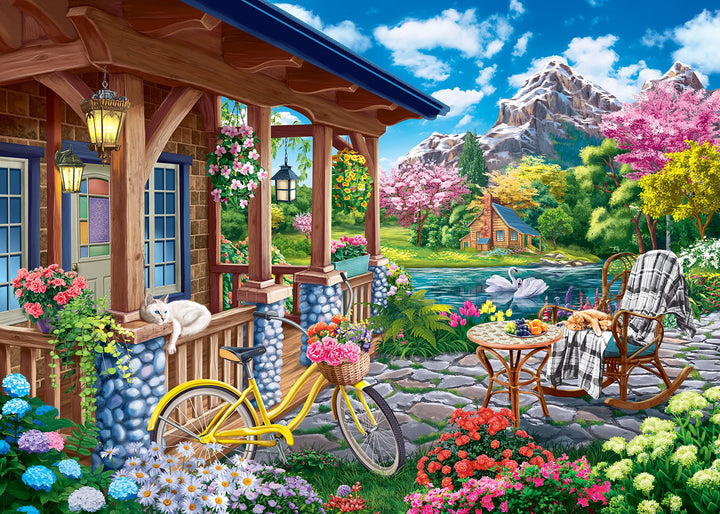 Colorful House Near the Lake  - Extra Paint Set - Ledgebay