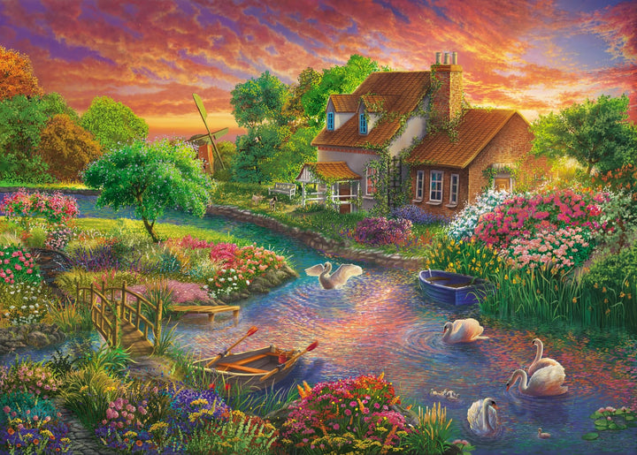Sunset Swans  - Extra Paint Set - Ledgebay