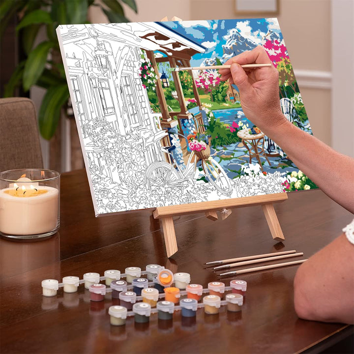 Colorful House Near the Lake  - Extra Paint Set - Ledgebay