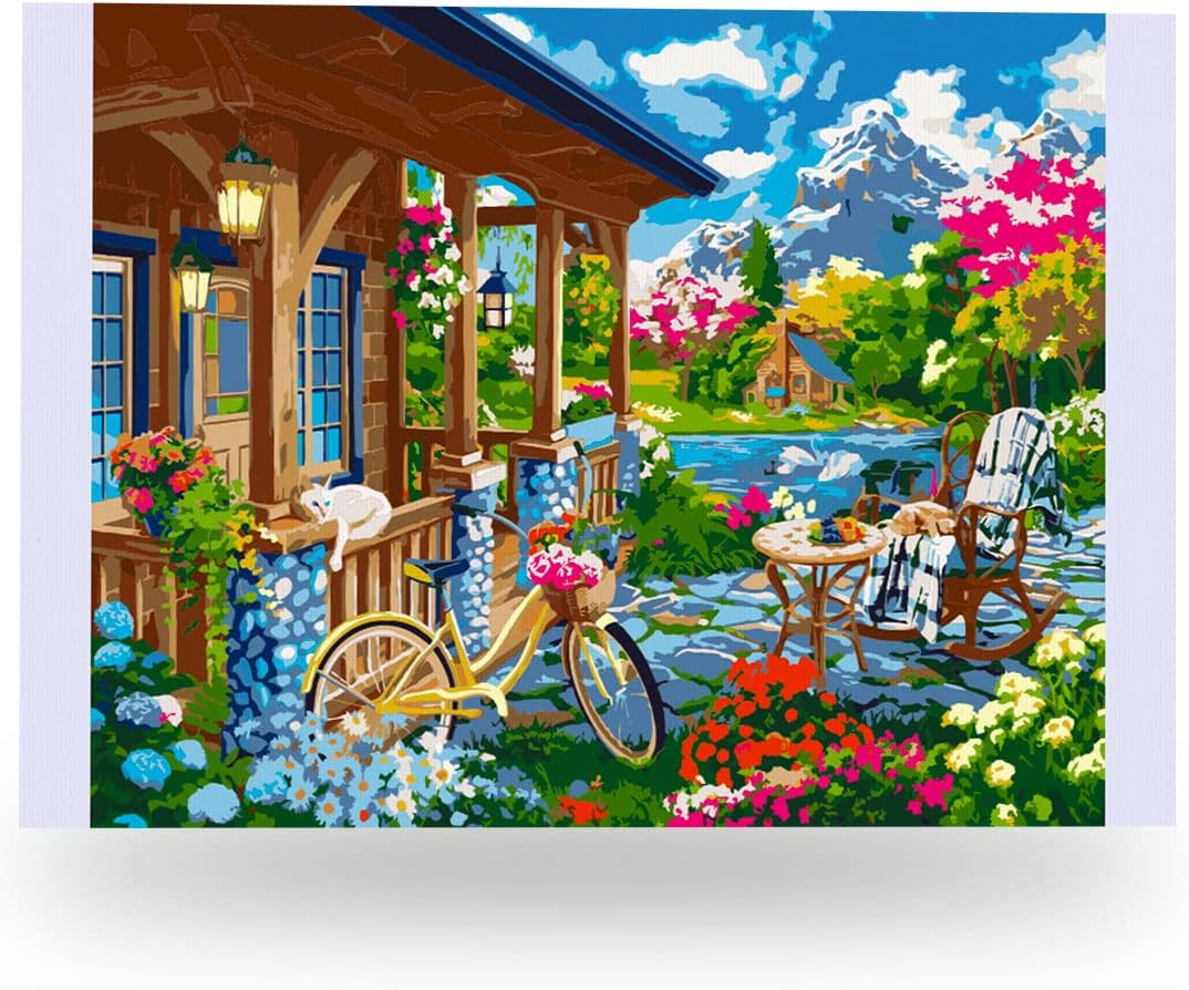 Colorful House Near the Lake - Ledgebay