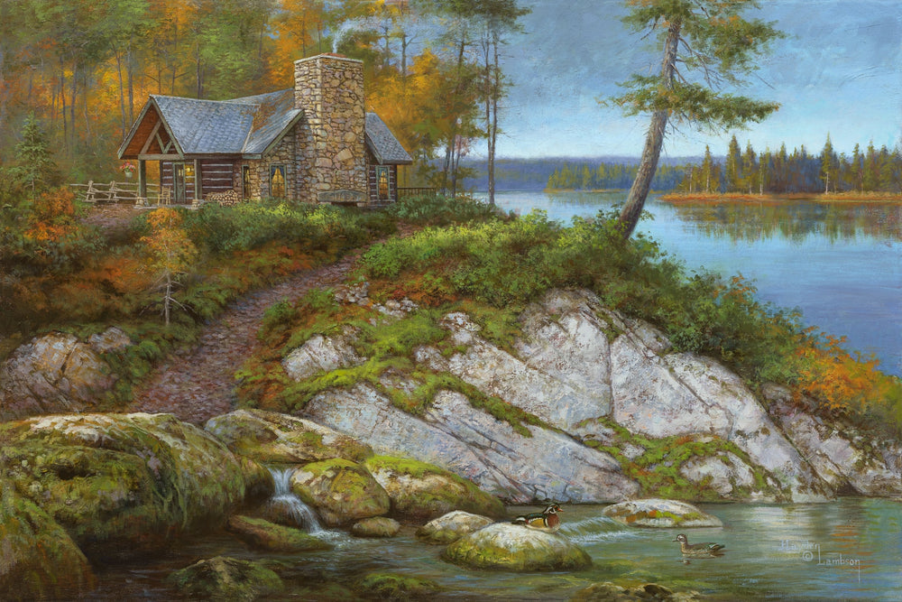 Away From it All paint by numbers kit by Ledgebay