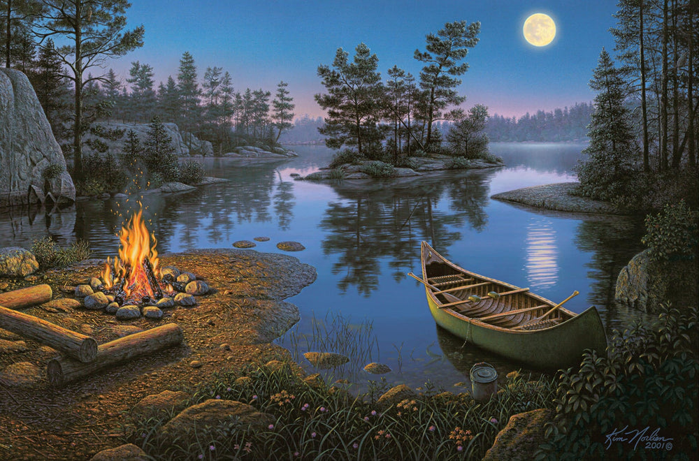 Moonlight Bay paint by numbers kit by Ledgebay
