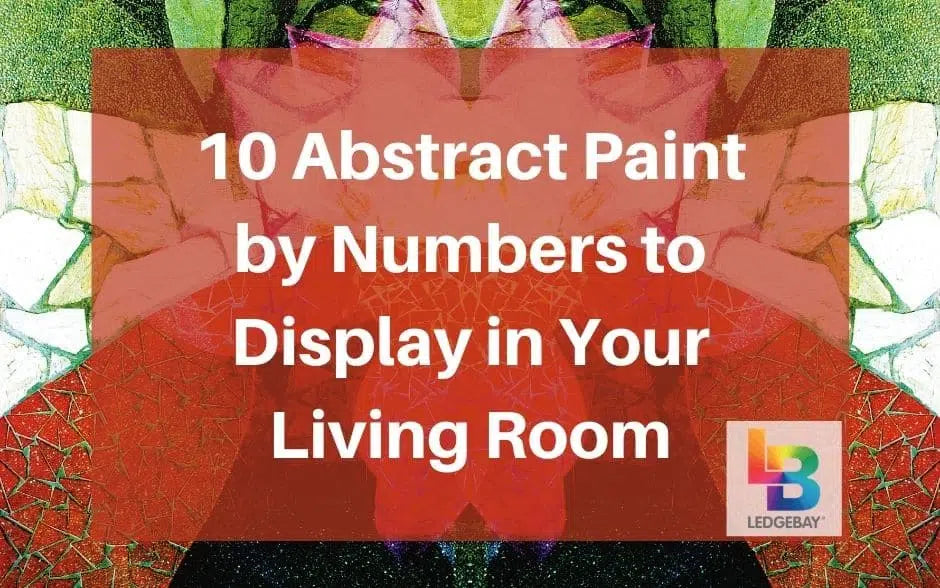 abstract paint by numbers