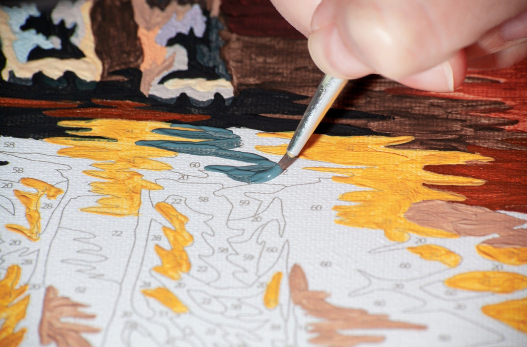 Achieving Clean Lines in Abstract Paint-by-Numbers