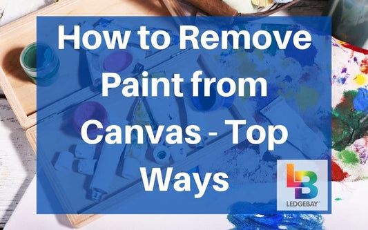 how to remove paint from canvas