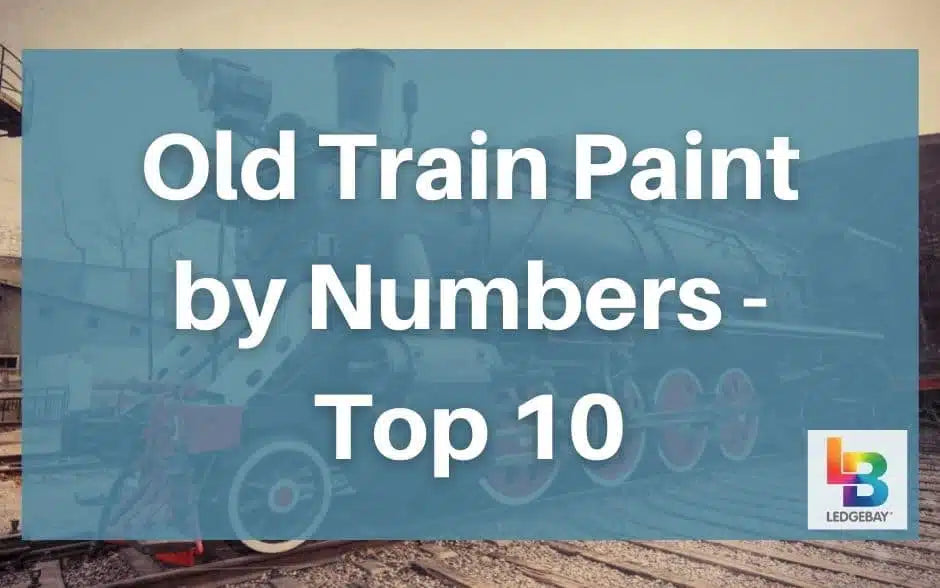 old train paint by numbers