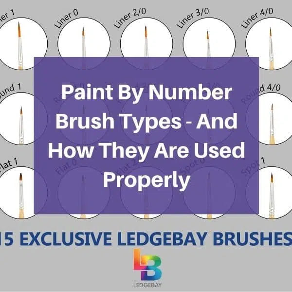 paint by number brush types