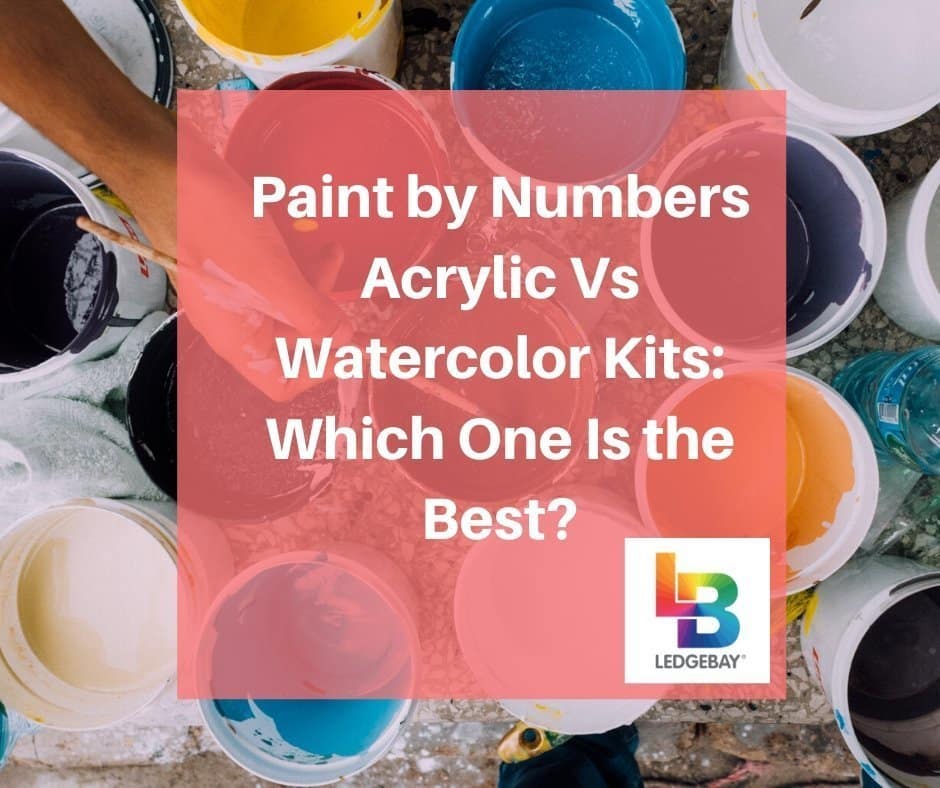 paint by numbers acrylic vs watercolor