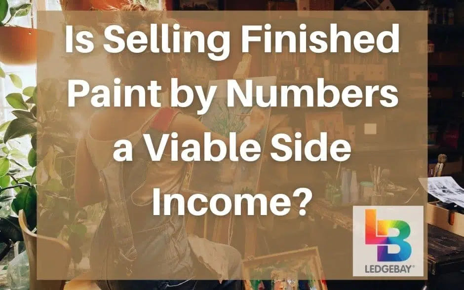 selling finished paint by numbers