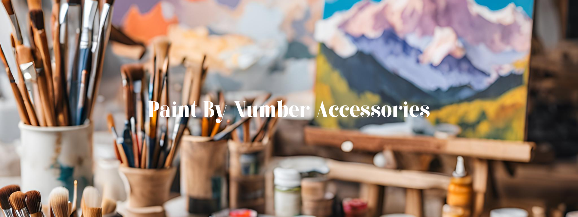 Paint by numbers accessories