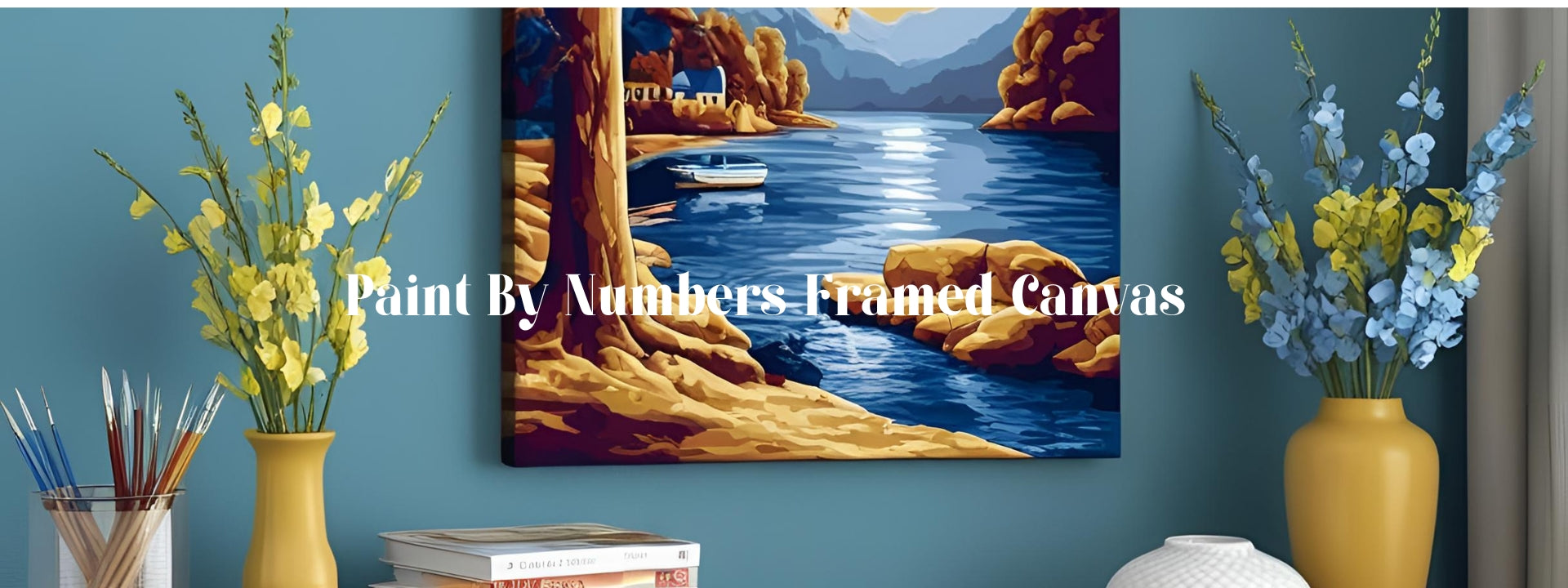 Paint By Numbers Framed Canvas