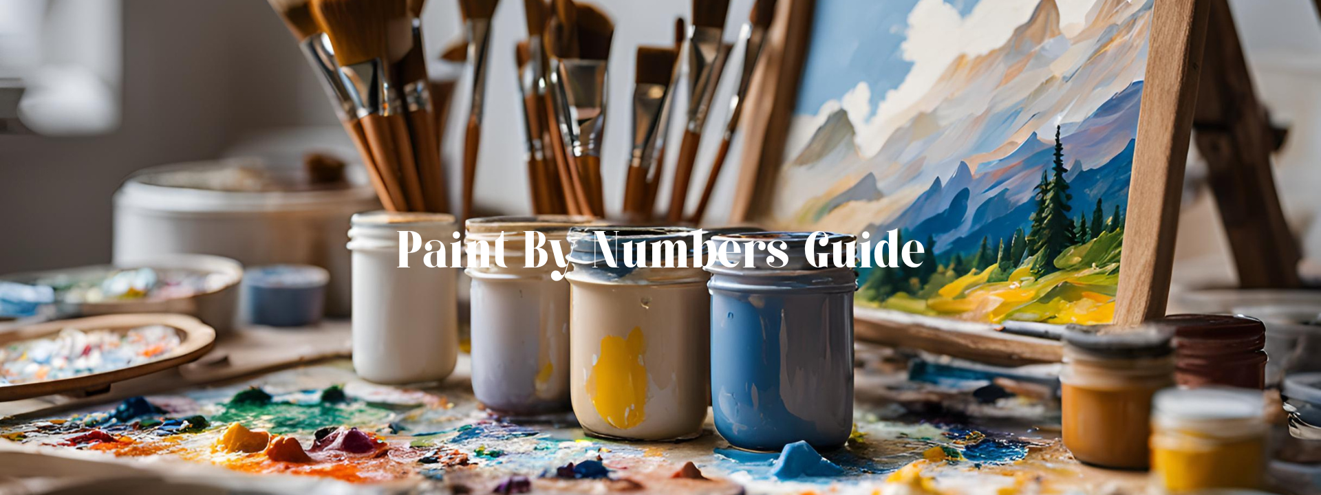 Paint by numbers guide