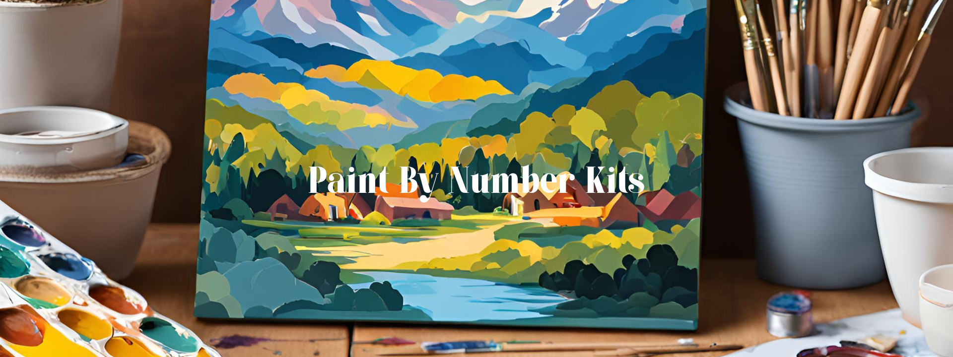 Paint by number kit