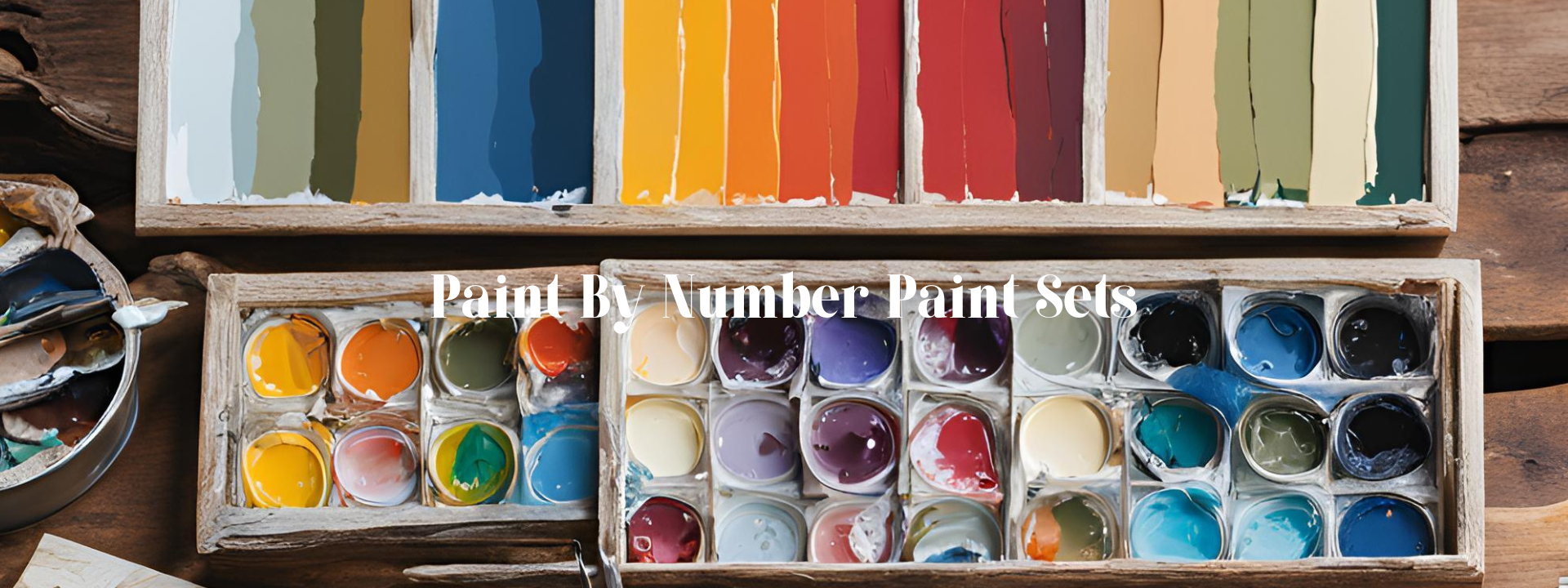 Paint by number paint sets