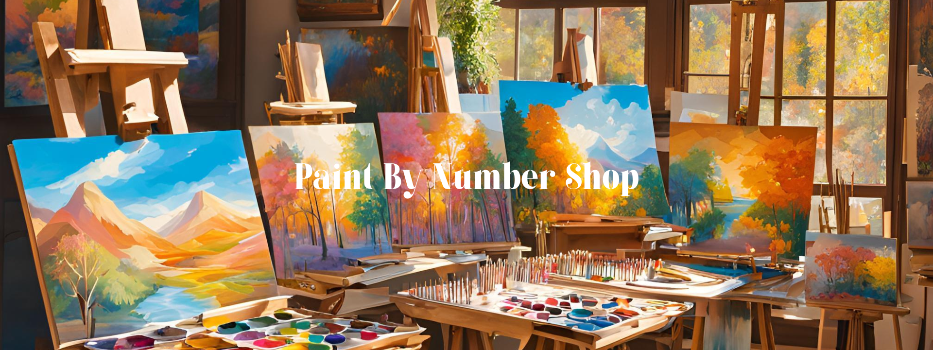 Paint by numbers shop