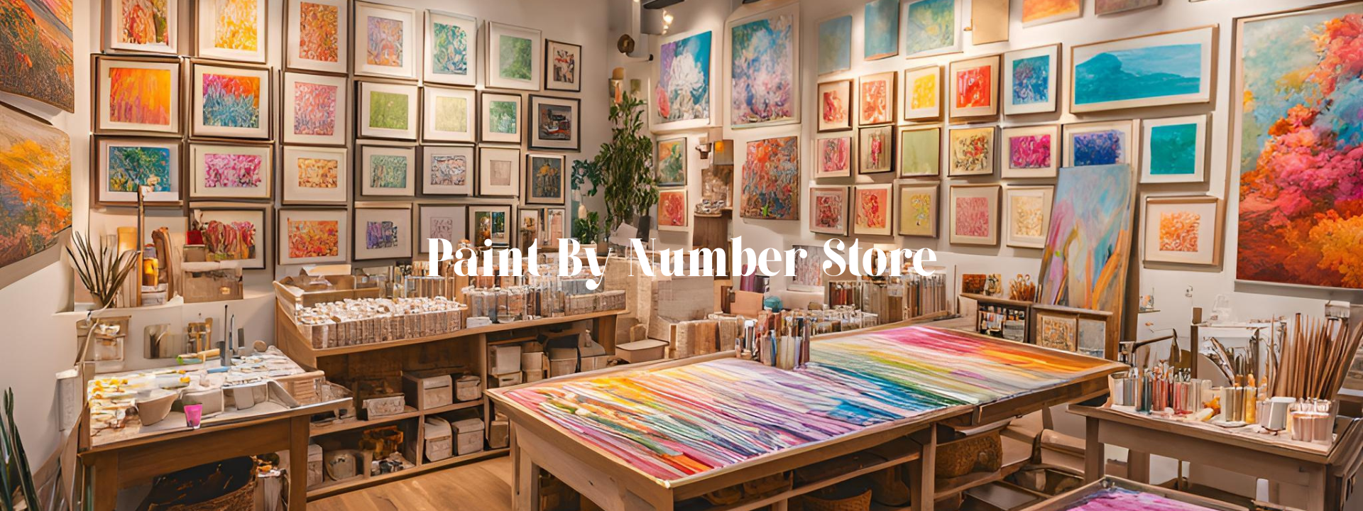 Paint by number store