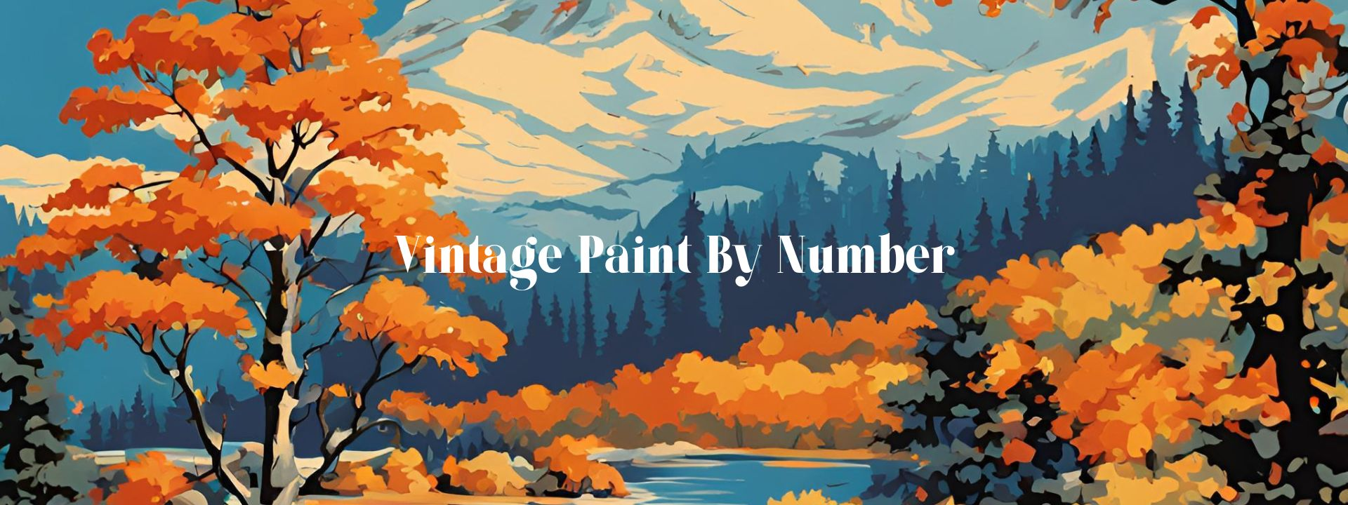 Vintage paint by number