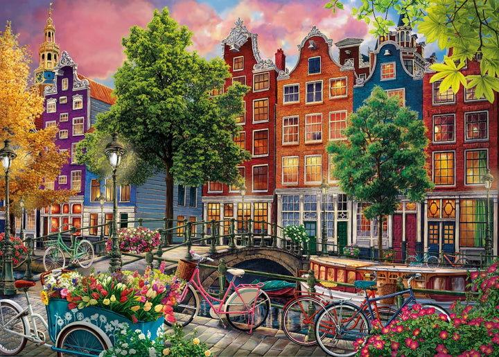 Beautiful Sunset in Amsterdam  - Extra Paint Set