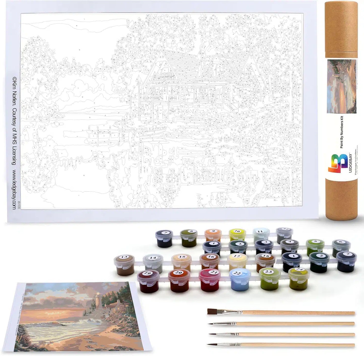 Golden Hour Unframed Paint By Numbers Kit