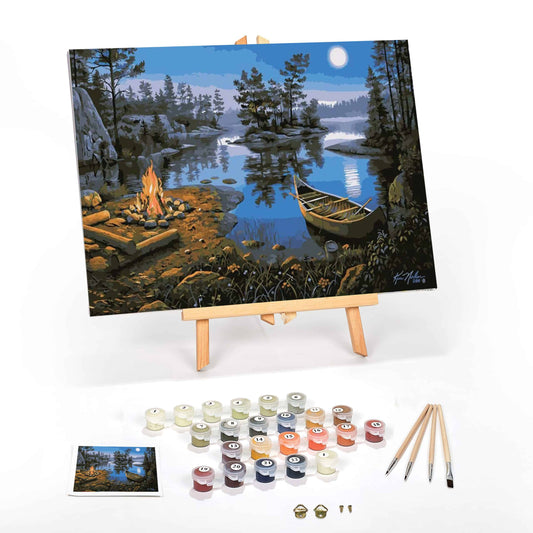 Moonlight Bay Paint By Numbers For Adults 16 x 20 framed scaled